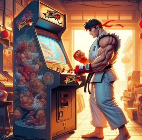 Ryu And Ken Street Fighter, Street Fighter 2 Arcade, Arcade Logo, Street Fighter Arcade, Street Fighter Wallpaper, Ken Street Fighter, Street Fighter Tekken, Street Fighter Game, Capcom Street Fighter