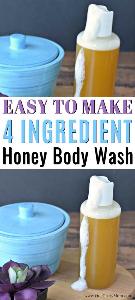 How to make Body Wash with Honey All Natural Body Wash, Body Wash Recipe, Diy Body Wash, Honey Body Wash, Homemade Body Wash, Honey Diy, Natural Body Wash, Oil Body Wash, Skin Regimen