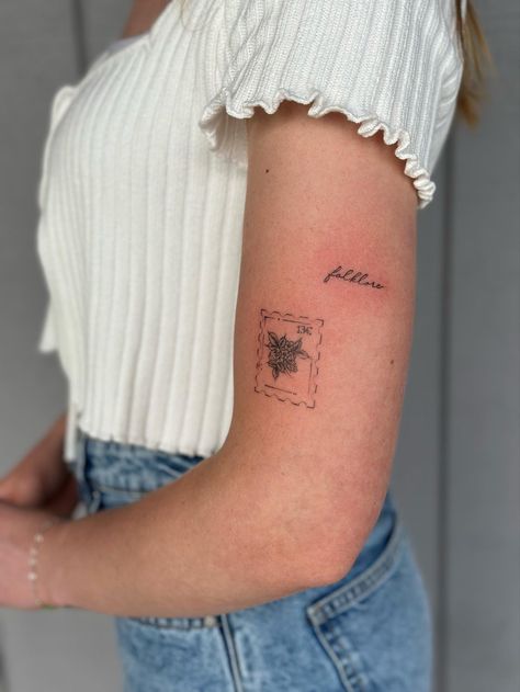 Taylor Swift Word Tattoo, Evermore Tattoo, Swift Tattoo, Taylorswift Evermore, Strawberry Tattoo, Taylor Swift Tattoo, Discreet Tattoos, Fine Line Tattoos, Word Tattoos