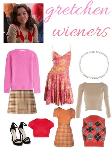 Mean Girls Broadway Outfits, Mean Girls Musical Outfits, Mean Girls Inspired Outfits, Mean Girls Halloween Costumes, Broadway Outfit, Gretchen Wieners, Mean Girls Costume, Mean Girls Halloween, Mean Girls 2004