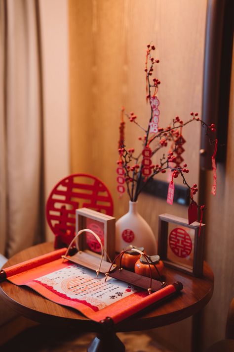 Japanese Wedding Decorations, Chinese Wedding Photography, Chinese Tea Ceremony Decoration, Vietnam Decor, Andaz Singapore, Chinese Wedding Outfits, 20s Wedding Theme, Chinese Classroom, Primary Playground