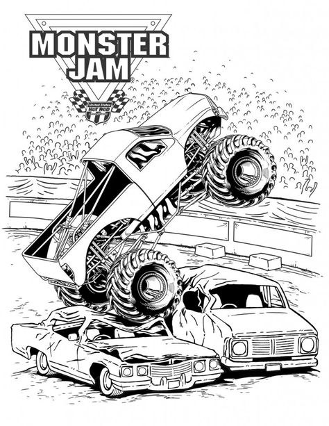 Monster Truck Coloring Pages http://www.giveawaybandit.com/advance-auto-parts-monster-jam-ticket-giveaway/ Monster Jam Party, Monster Jam Birthday, Monster Truck Birthday Party, Monster Truck Coloring Pages, Truck Images, Monster Pictures, Monster Trucks Birthday Party, Monster Truck Party, Truck Birthday Party