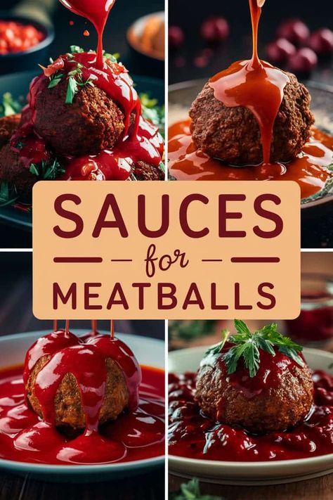 25 Sauces for Meatballs That Will Blow Your Taste Buds Away – Happy Muncher Ideas For Meatballs, Best Meatball Sauce, Easy Meatball Sauce, Chili Sauce Meatballs, Meatballs Sauce Recipe, Sweet Meatballs, Sauce Ideas, Meatballs And Rice, Meatball Sauce