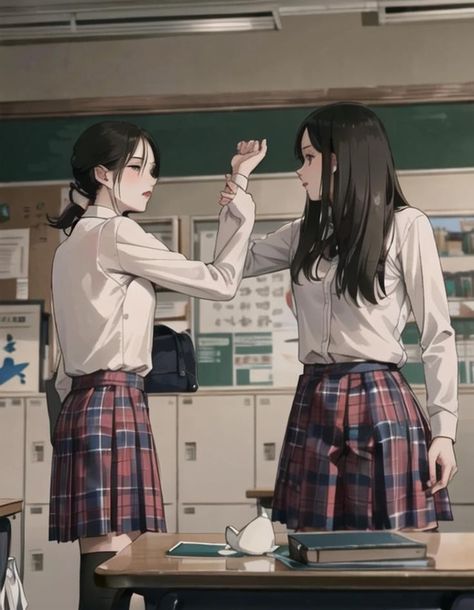 School Life Anime, Ha Eun Byeol, Drawing Anime Hands, Anime Student, 1366x768 Wallpaper Hd, School Anime, Anime Korea, Girl Cartoon Characters, Anime Hands