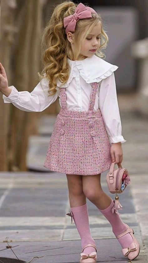 Cute Spring Outfits, Cute Outfits For School, Cute Blouses, Girls Outfits, Toddler Girl Outfits, Spring Dress