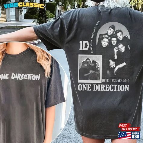 One Direction World Tour T-Shirt Detbutes Since 2010 Concert Fan Shirt Hoodie Check more at https://vibeclassic.com/product/one-direction-world-tour-t-shirt-detbutes-since-2010-concert-fan-shirt-hoodie/ One Direction Shirt Ideas, World Tour Tshirt, One Direction Shirt, Bb Style, One Direction Concert, Fan Shirts, Tour T Shirts, Trending Tshirts, Direct To Garment Printer