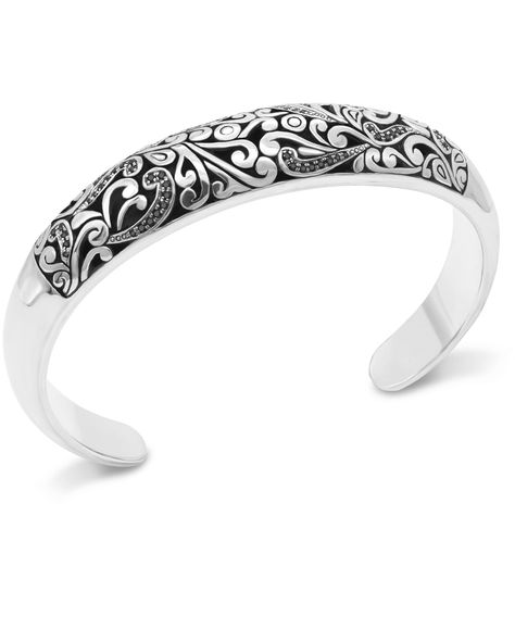 PRICES MAY VARY. MEASUREMENT, SIZE – Approximately 14mm at widest point. MEDIUM: Fits Wrist Circumference 6.0” – 6.5”.Total gemstone weights are approximate: Black Spinel 0.37 carats STERLING SILVER 925 – Stamped “925”. Handcrafted of 925 Sterling Silver with Bali Signature Oxidized finish for unique look. Sterling silver jewelry is a great choice for individual with very sensitive skin, unlike cheap metals, sterling silver does not irritate your skin and it will last a lifetime with proper care Put A Ring On It, Black Spinel, Sterling Silver Bracelets, Cuff Bracelet, Silver 925, Sterling Silver Jewelry, Cuff Bracelets, Sensitive Skin, Natural Gemstones