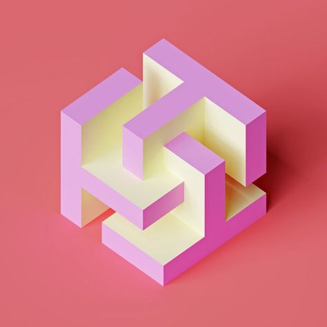 Pixel Architecture, Cubes Architecture, Isometric Cube, Basic Design Principles, Architecture Drawing Plan, Native American Symbols, Cube Pattern, 3d Cube, Geometric Pattern Art