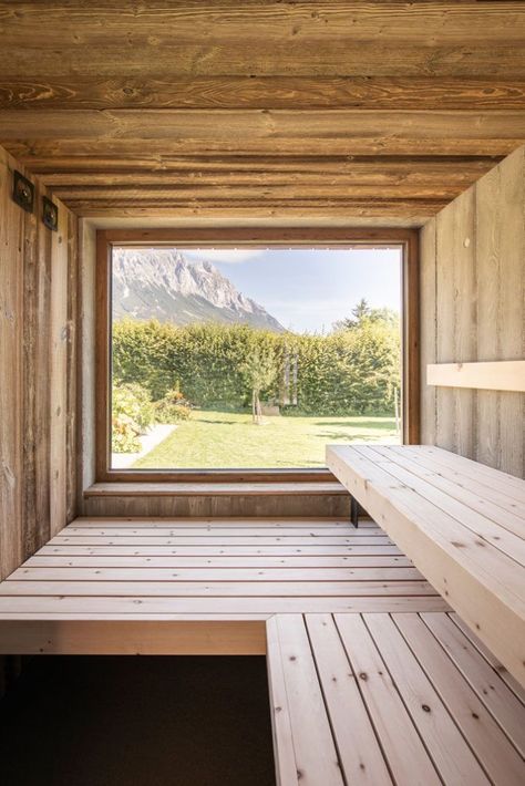 Japanese Sauna, Rustic Saunas, Scandinavian Saunas, Wood Sauna, Rock Floor, Sauna Diy, Sauna House, Interior Cladding, Sauna Design