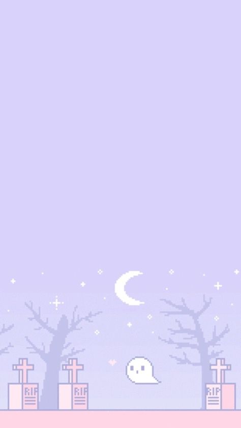 #wallpaper #iPhone #kawaii #pastel #pixelart #Halloween #cute #soft #pastelgoth Wallpaper Iphone Kawaii, Pastel Goth Wallpaper, Kawaii Wallpapers, Pastel Halloween, Goth Wallpaper, Halloween Cute, Dessin Adorable, Pastel Goth, Phone Backgrounds