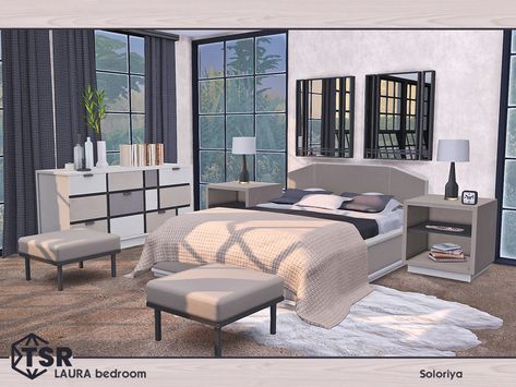 The Sims Resource - Laura Bedroom Sims 4 Cc Sims Resource Beds, Sims 4 Cc Master Room, The Sims 4 Cc Home Furniture, Sims 4 Cc Furniture Modern Bedroom, Sims 4 Cc Parents Bedroom, The Sims Resource Sims 4 Furniture Bedroom, Sims Parents Bedroom, The Sims 4 Cc Resource Bedroom, Sims 4 Parents Bedroom No Cc