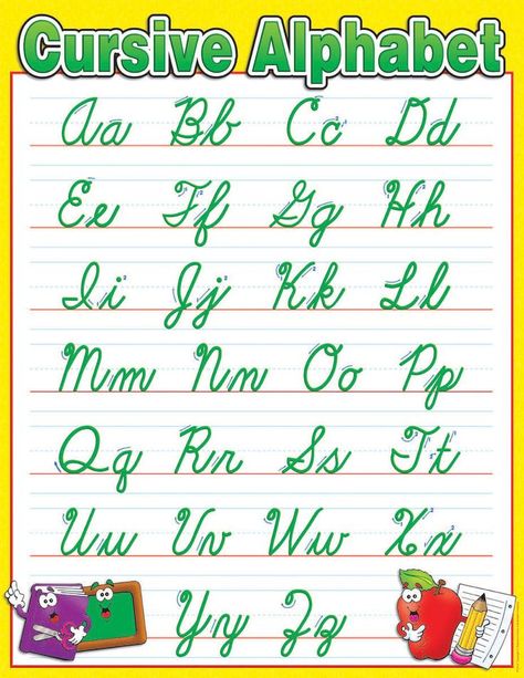 handwriting chart cursive | Cursive Alphabet Chart | | Classroom Decorations | Charts | Cursive ... English Cursive Alphabet, Cursive Writing Fonts, Cursive Chart, Cursive Alphabet Printable, Cursive Alphabet Chart, Uppercase Cursive, Cursive Letters Worksheet, Alphabet Chart Printable, Cursive Letters Alphabet