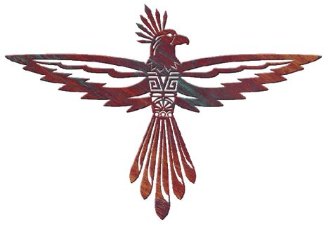 Wings spread, head to right, good proportions Southwestern Tattoo, Native American Wall Decor, Thunderbird Tattoo, Bird Tattoos Arm, Bird Tattoo Back, Red Bird Tattoos, Tiny Bird Tattoos, Black Bird Tattoo, Native American Tattoo