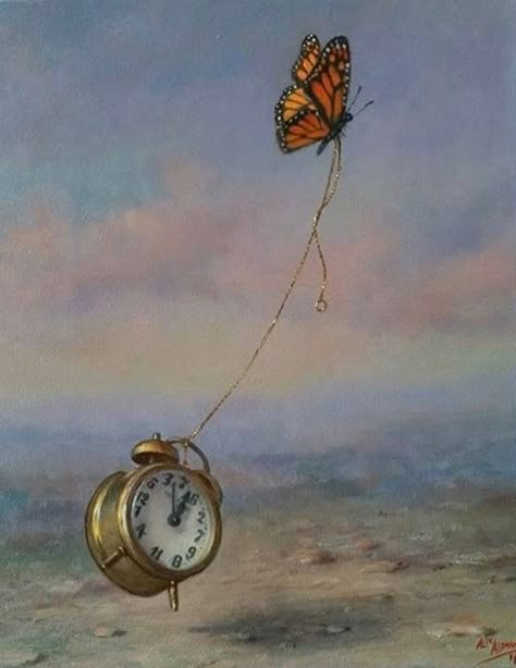 ALEX ALEMANY Alex Alemany, Surealism Art, Photography Themes, Butterfly Illustration, Magic Realism, Clock Art, Collage Art Projects, Arabic Calligraphy Art, Ap Art