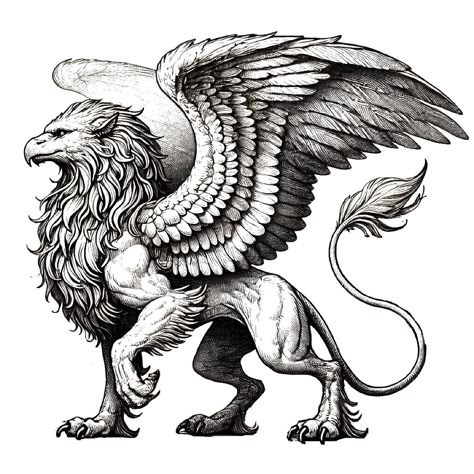 A cool Griffin that was made in Aesprite. I am selling it as a sticker on Etsy. Griffin Back Tattoo, Griffin Tattoo Men, Sphinx Drawing, Mythical Creatures Tattoo, Griffon Tattoo, Lion Angel, Gryphon Tattoo, Greek Animals, Griffin Tattoo