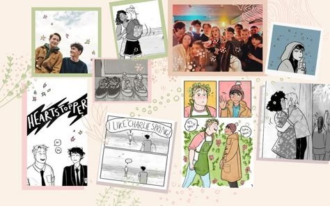 Collage For Wallpaper, Heartstopper Tv Show, Cute Heartstopper, Wallpaper For Mac, Heartstopper Wallpaper, Pictures Collage, Computer Theme, Cast Pictures, Wallpaper For Laptop