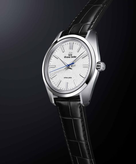 Grand Seiko Adds a Slim 44GS Case with a Hand Wound Spring Drive Movement to the Permanent Collection - Worn & Wound Seiko Dress Watch, Seiko Spring Drive, 55th Anniversary, Spring Drive, Hand Wound, Grand Seiko, Morning Mist, Timey Wimey Stuff, Subtle Textures