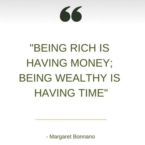 “Being rich is having money; being wealthy is having time.” This quote hits hard! So many people puts emphasis only on “being rich” but the goal should really be “being wealthy.” Financial security is important and we should strive for it. Money can buy things, but time is the true treasure. True wealth is the freedom to spend your time on who and what matters most and not having to worry about your money. So we should really be striving to be wealthy and financially free! Not just rich.... Being Rich, Richie Rich, Financially Free, Financial Security, Inner Voice, What Matters Most, So Many People, Rich People, All Funny Videos