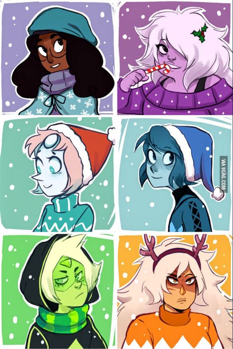 Steven Universe Christmas Pfp, Christmas Steven Universe, Steven Universe Christmas, Ios Setup, Universe Fashion, Greg Universe, Peridot Steven Universe, Anime D, Steven Universe Funny