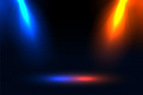 Blue and orange focus spotlight effect F... | Free Vector #Freepik #freevector #light #room #stage #disco Spotlight Lighting Reference, Blue And Orange Lighting, Spotlight Effect, Natural Aesthetics, Club Lighting, Stage Background, Blue Lighting, Light Room, Blue Planet