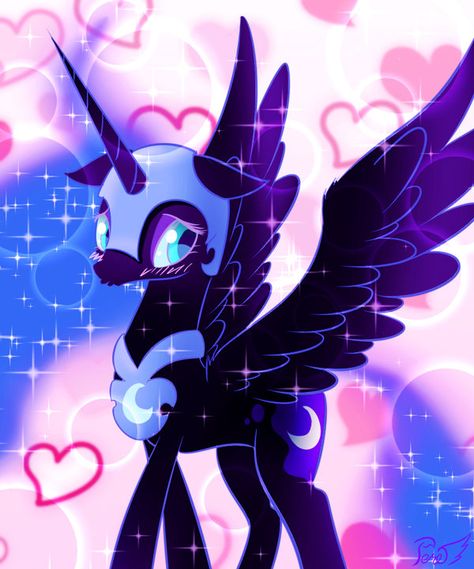 Nightmare Moon Fanart, Moon Profile, Mlp Collection, Pony Wallpaper, Chihiro Y Haku, Celestia And Luna, My Little Pony Princess, Pony Pictures, Nightmare Moon