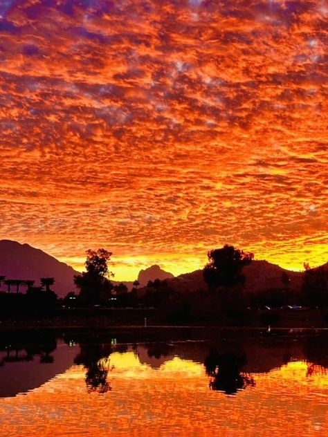 Beautiful Arizona Sunsets | Camelback Mountain at the distance | Facebook Sunset In Mountains, Orange Mountain, Pink Sunset Mountains, Sunrise Behind Mountains, Arizona Sunset, Camelback Mountain, Orange Sunset Mountains, Lake View, Sunrise Sunset