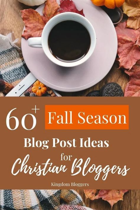 The Fall season brings an abundance of blog post ideas for Christian bloggers! Here are over 60 fall and autumn-themed ideas to help you write amazing content during this wonderful time of year! #ChristianBloggingTips #christianbloggers #blogpostideas #kingdombloggers Fall Blog Post Ideas, Blog Theme Ideas, Christian Fall, Blog Post Topics, Pumpkin Spice Recipe, Blog Post Ideas, Faith Blogs, Christian Business, Family Trips