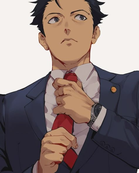 Credit to worvies on twitter Phoenix Wright, Ace Attorney, I Love My Girlfriend, Anime Character, Phoenix, Character Design, Fan Art, Tumblr, On Twitter