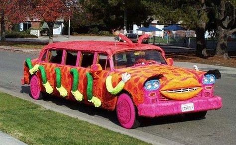 Hire .a clown for your next party! Prom Car, Bike Cart, Cars Funny, Strange Cars, Crazy Cars, Custom Vehicles, Pink Cars, Pimp My Ride, The Last Laugh