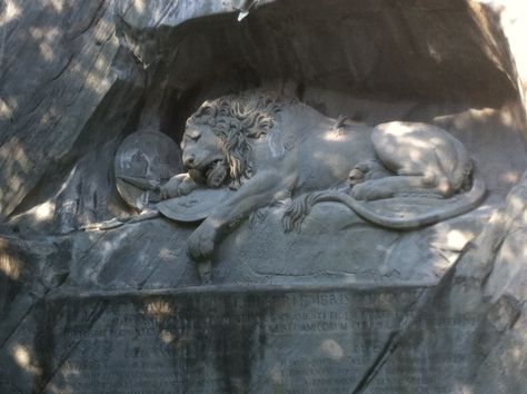 switzerland Lion Monument, Lucerne, The Lion, Modern Painting, Shades Of Blue, Falling In Love, Switzerland, Monument, Lion Sculpture