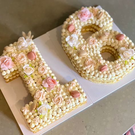 Sweet Sixteen Pastel Theme, 16 Number Cake Pink, 16 Cupcake Cake Number, Sweet 16 Number Cake, 16 Number Cake, Birthday Cake 16 Sweet Sixteen, Number 16 Cake, Sweet 16 Cake Ideas, Sweet 16 Birthday Cakes