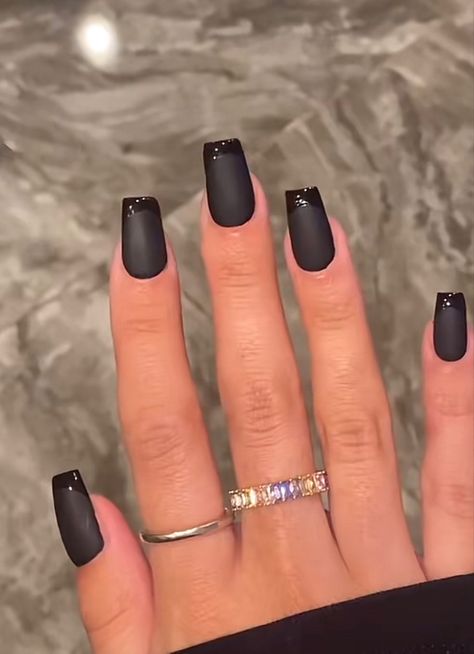 Nail Art Designs Elegant, Elegant Nail Colors, Art Designs Patterns, Nail Art Designs 2023, Chloe Nails, Black Coffin Nails, Coffin Nails Matte, Beauty Hacks Nails, Matte Black Nails