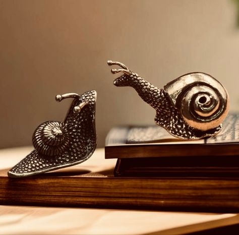 Amazon.com: 3Pcs Brass Snail Figurines decor, Mini Retro Pure Copper Snail Sculpture Statue Decor, Outdoor Pond Garden Animal figurine, Tea Pet Home Decoration for Living Room &computer desk decoration (Bronze) : Home & Kitchen Living Room Computer Desk, Room Computer Desk, Brass Snail, Moody Maximalism, Snail Sculpture, Room Computer, Pond Garden, Outdoor Ponds, Statue Decor