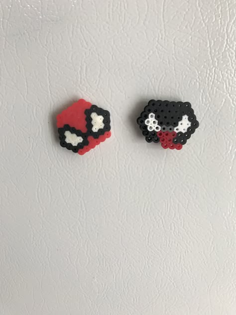 Marvel tsum tsum perler bead Hama bead venom Spider-Man magnets Venom Perler Beads, Perler Bead Patterns Spiderman, Spider Perler Beads, Perler Beads Spiderman, Spider Man Perler Beads, Spiderman Perler Beads, Hama Beads Aesthetic, Nerdy Perler Beads, Marvel Tsum Tsum