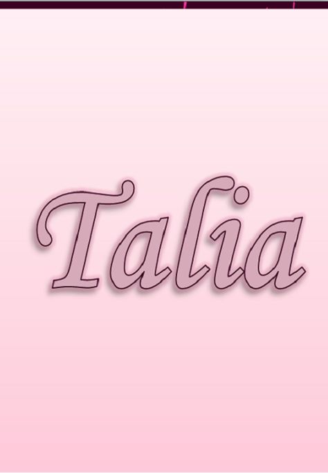 Talia Name, Female Character Names, Girls Names, Name Embroidery, String Art Diy, Girl Name, Female Character, Character Names