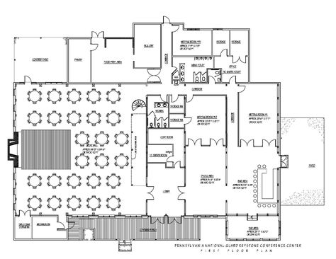 Keystone Conference Center Conference Center Floor Plan, Conference Center Design, Po Teletubbies, Urbanism Architecture, Gable Roof Design, Landscape And Urbanism Architecture, Conference Hall, Schematic Design, Event Hall