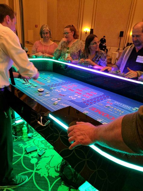 LED Craps Table Craps Table, Craps, Casino Party, Casino, Pool, Led, Outdoor Decor, Home Decor, Home Décor