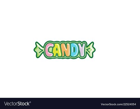 Candy Company Logo, Candy Logo Design Ideas, Candy Brands Logo, Candy Logo Design, Candy Shop Logo, Candy Branding, Candy Store Ideas, Chic Mood Board, Logo Candy