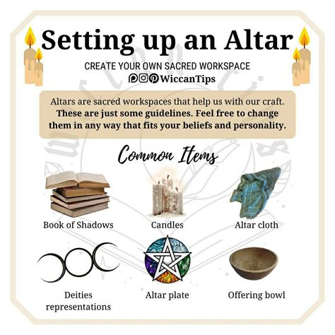 Ideas about how to create a sacred work space. Tap the image to see all the slides! Shadow Candle, Witchcraft 101, Spiritual Altar, Witch Things, Ritual Magic, Free Tarot Reading, Wiccan Magic, Magic Spell Book, Witches Altar