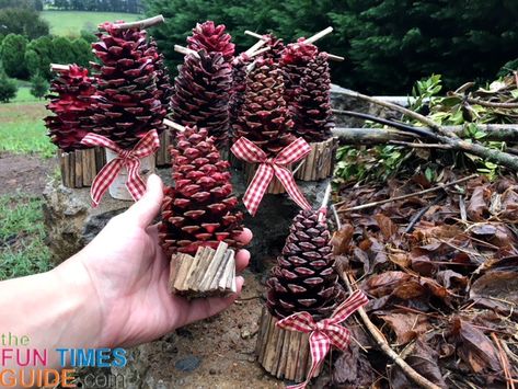 How To Make Pine Cone Fire Starters… For Your Fireplace, A Campfire, Or As Gifts Pine Cone Fire Starters, Homemade Fire Starters, Magical Crafts, Pinecone Fire Starters, Fire Starters Diy, Fire Starter Kit, Candle Wick, Old Candles, Xmas Deco