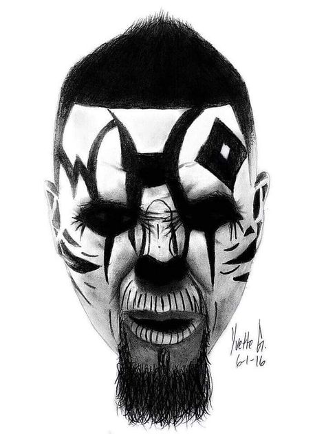 dope artwork of Tech N9ne in his "Who Do I Catch Now" facepaint - done by Yvette Gallegos. ^S^❤️ Tech 9, Face Paint Designs, Dope Artwork, Paint Tattoo, Face Paint Ideas, Tech N9ne, Strange Music, Painting Tattoo, Music Life