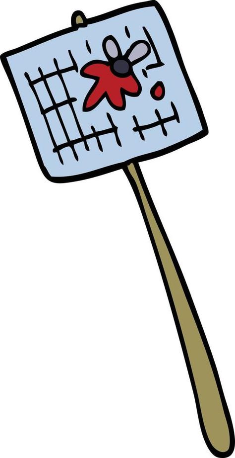 cartoon doodle fly swatter Fly Doodle, Cartoon Doodle, Fly Swatter, A Cartoon, Doodles, Clip Art, Quick Saves