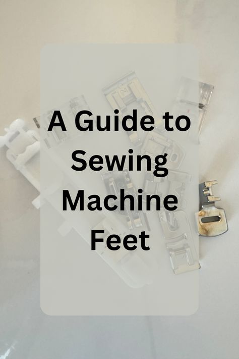 In this post, I’m going to give you a guide to sewing machine feet and what each one does. I’m going to go through all the sewing machine feet I own and give you an overview of each one. Sewing Machine Feet Guide, Sewing Gadgets, Coverstitch Machine, Janome Sewing Machine, Sewing Seams, Serger Sewing, Brother Sewing Machines, Sewing Machine Feet, Quilting Tools