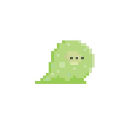 Bouncy Animation, Pixel Art Slime, Slime Animation, Notion Gif, Pixel Character, Slime Rancher, 8 Bit Art, Pixel Characters, Pixel Animation