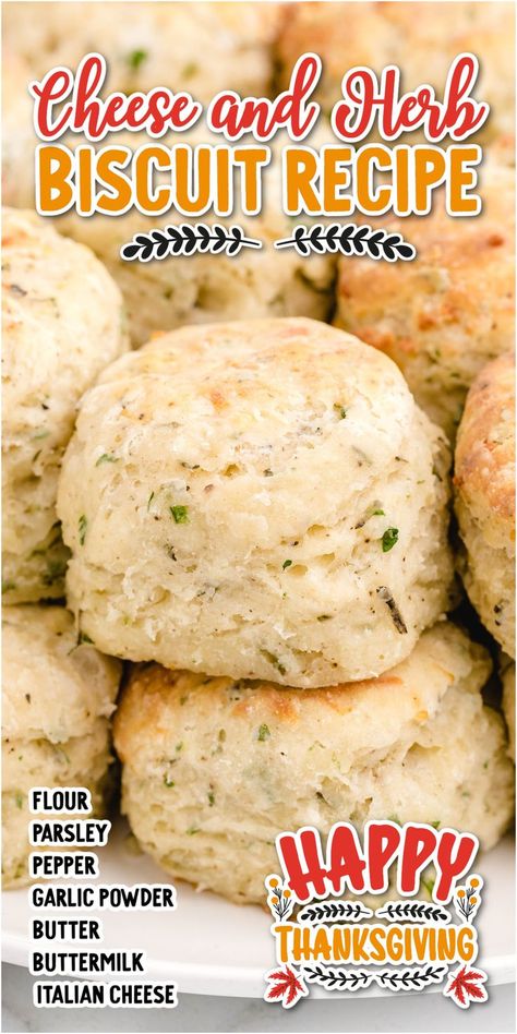 Thanksgiving Cheese and Herb Biscuits Buiscits Recipes, Herb Biscuits, Best Bread Recipes, Food For Family, Spaceships And Laser Beams, Boy Birthday Party Ideas, Cheese Biscuits, Best Bread Recipe, Best Bread