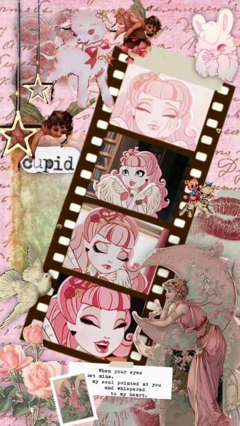 Cupid Moodboard, Eah Wallpapers, Cupid Wallpaper, Ca Cupid, Cupid Doll, Cute Home Screen Wallpaper, Arte Monster High, Cute Wallpapers For Ipad, Barbie Theme