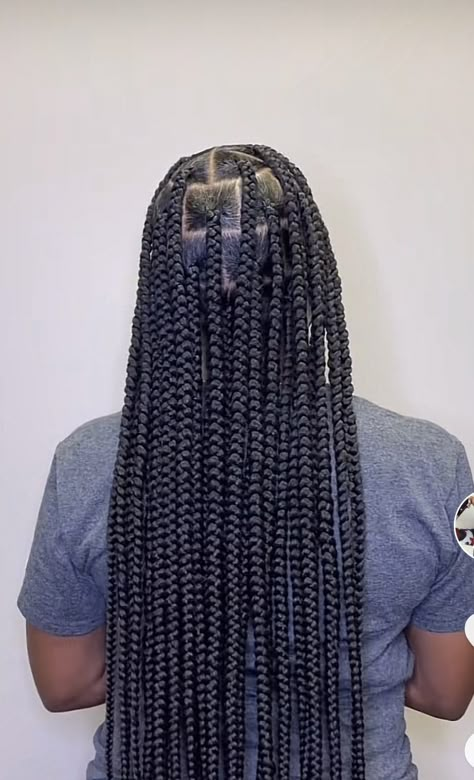 Medium Large Knotless Braids Hairstyles, Medium Big Box Braids, Medium Box Braids Long, Medium Large Knotless Box Braids, Large Box Braids Styles, Medium Large Knotless Braids, Knotless Box Braids Large, Big Knotless Box Braids, Big Knotless Braids