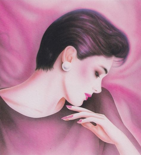 Kojiro Kumagai (1985) Kojiro Kumagai, 1980s Graphic Design, 80s Images, Mark Adams, 80s Things, Patrick Nagel, 1980s Art, Nan Goldin, 80s Art