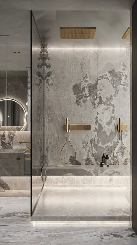 تصميم دورة مياه, Bathroom Decor Luxury, Washroom Design, Bathroom Design Ideas, Bathroom Design Decor, Toilet Design, Bathroom Design Luxury, Elegant Bathroom, Dream Bathroom