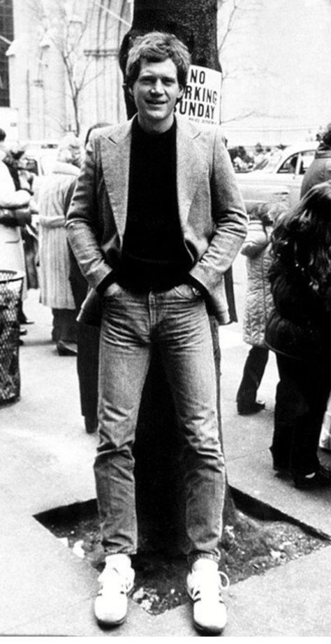 David Letterman Style, Beefy Men, David Letterman, Inspirational People, Comedians, Hair Inspiration, Mens Jeans, Google Search